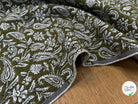 JACQUARD MUMBAI ALLOVER KAKI 140 CM - My Little Coupon