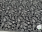 JACQUARD MUMBAI ALLOVER NOIR 140 CM - My Little Coupon