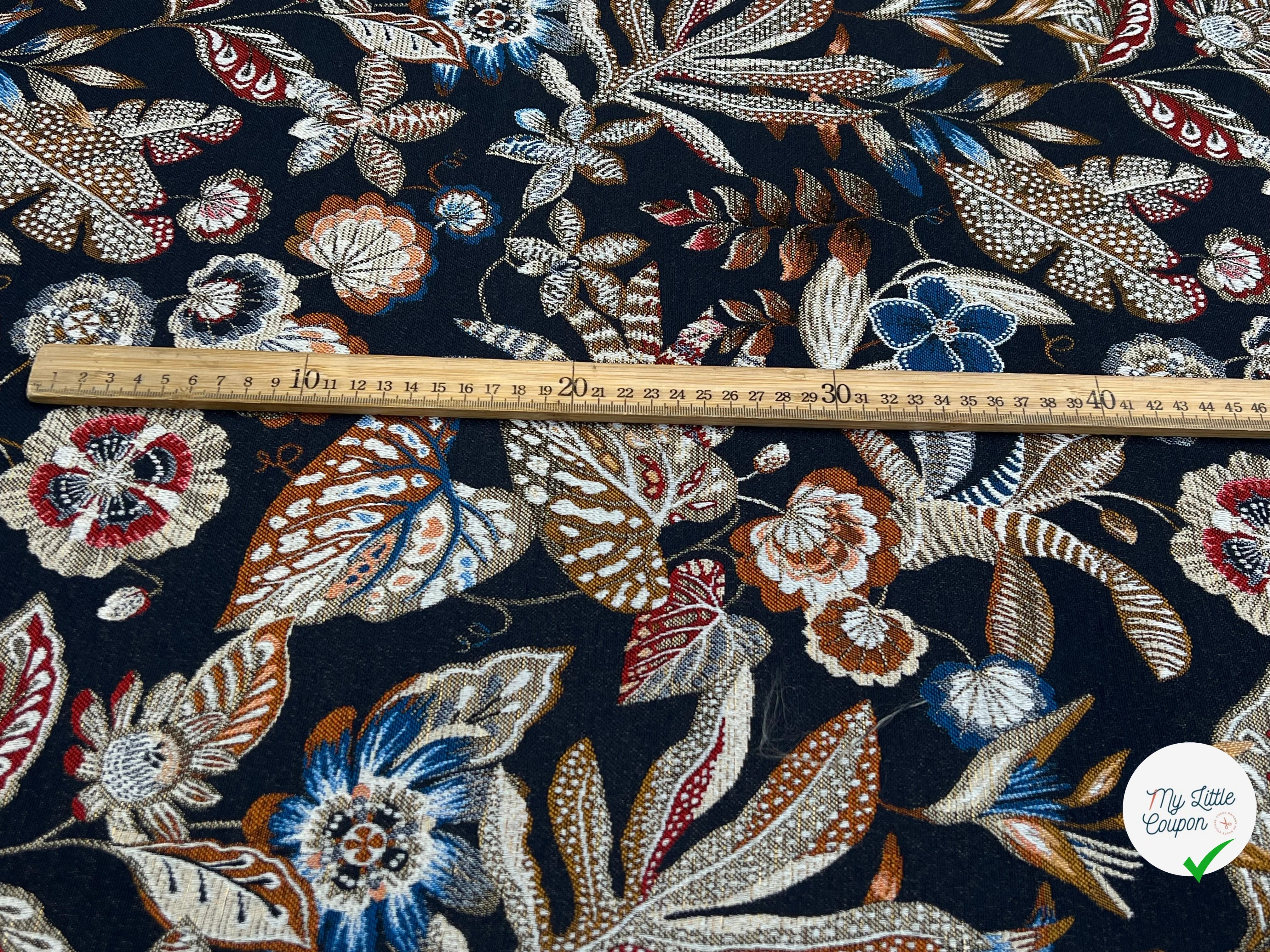 JACQUARD NEROLI ALLOVER NUIT 140 CM - My Little Coupon