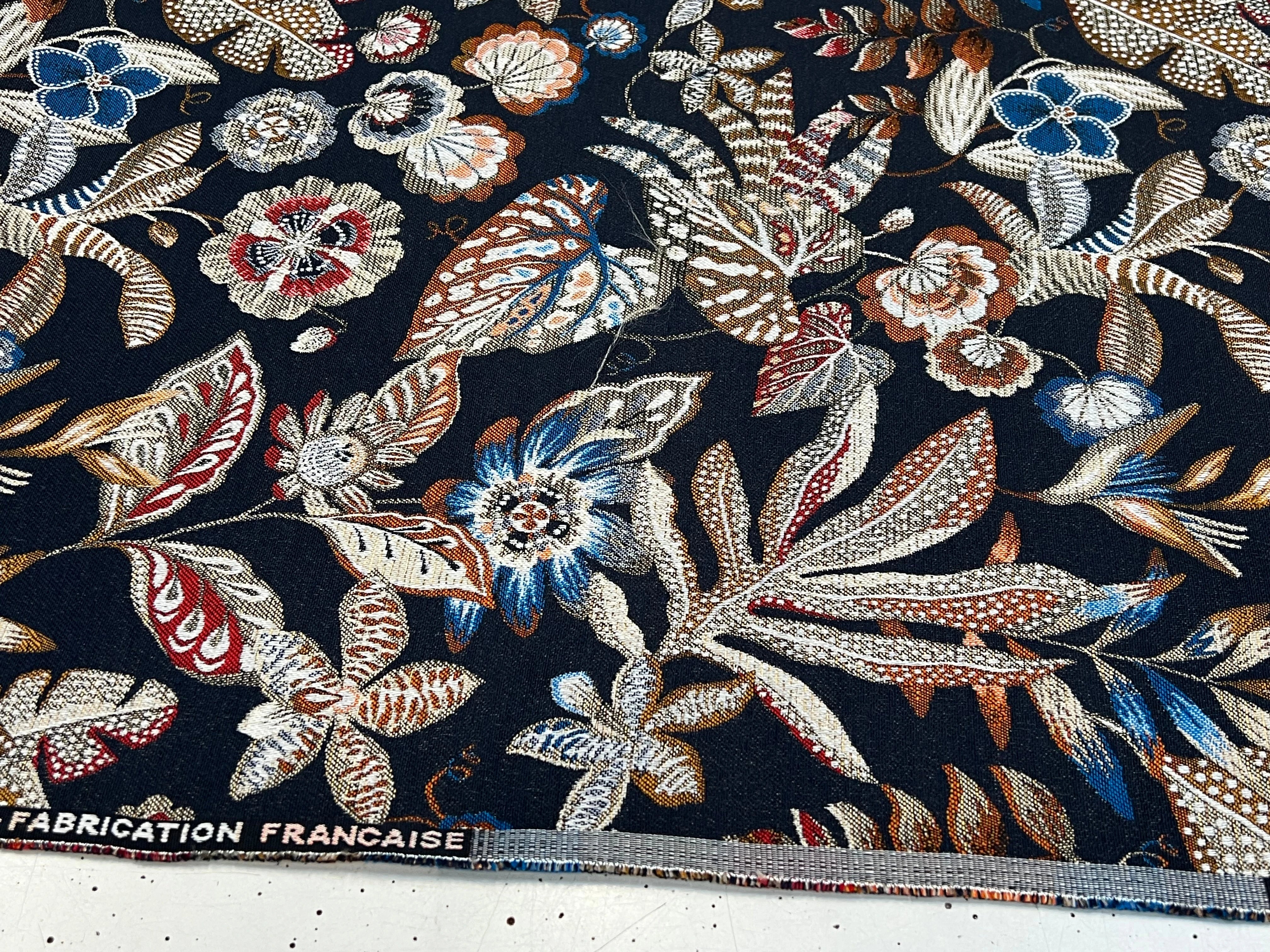 JACQUARD NEROLI ALLOVER NUIT 140 CM - My Little Coupon