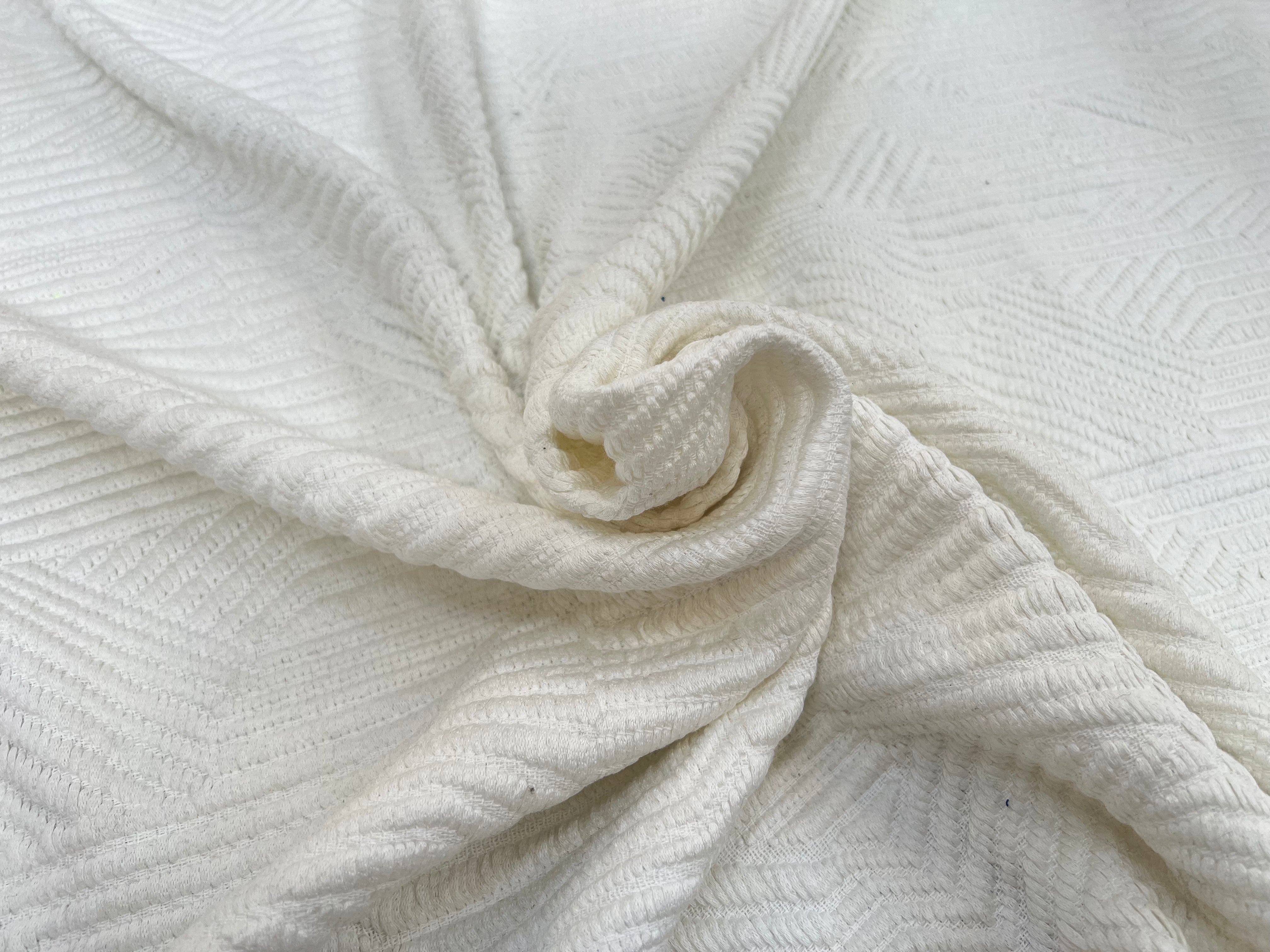 JACQUARD OLYMPIE BLANC - My Little Coupon