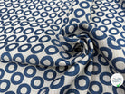 JACQUARD OPALE ALLOVER BLEU 140 CM - My Little Coupon