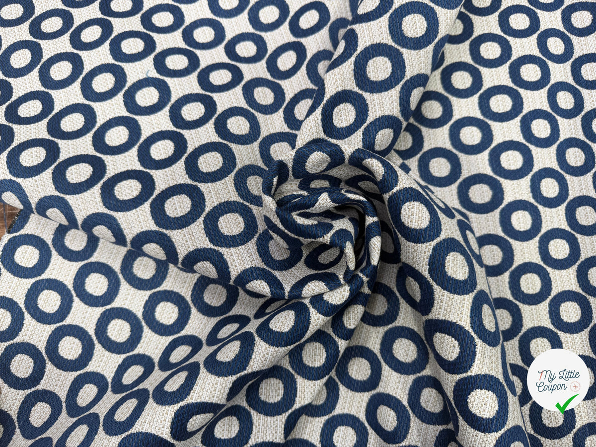 JACQUARD OPALE ALLOVER BLEU 140 CM - My Little Coupon