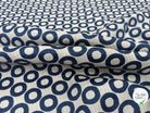 JACQUARD OPALE ALLOVER BLEU 140 CM - My Little Coupon