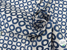 JACQUARD OPALE ALLOVER BLEU 140 CM - My Little Coupon