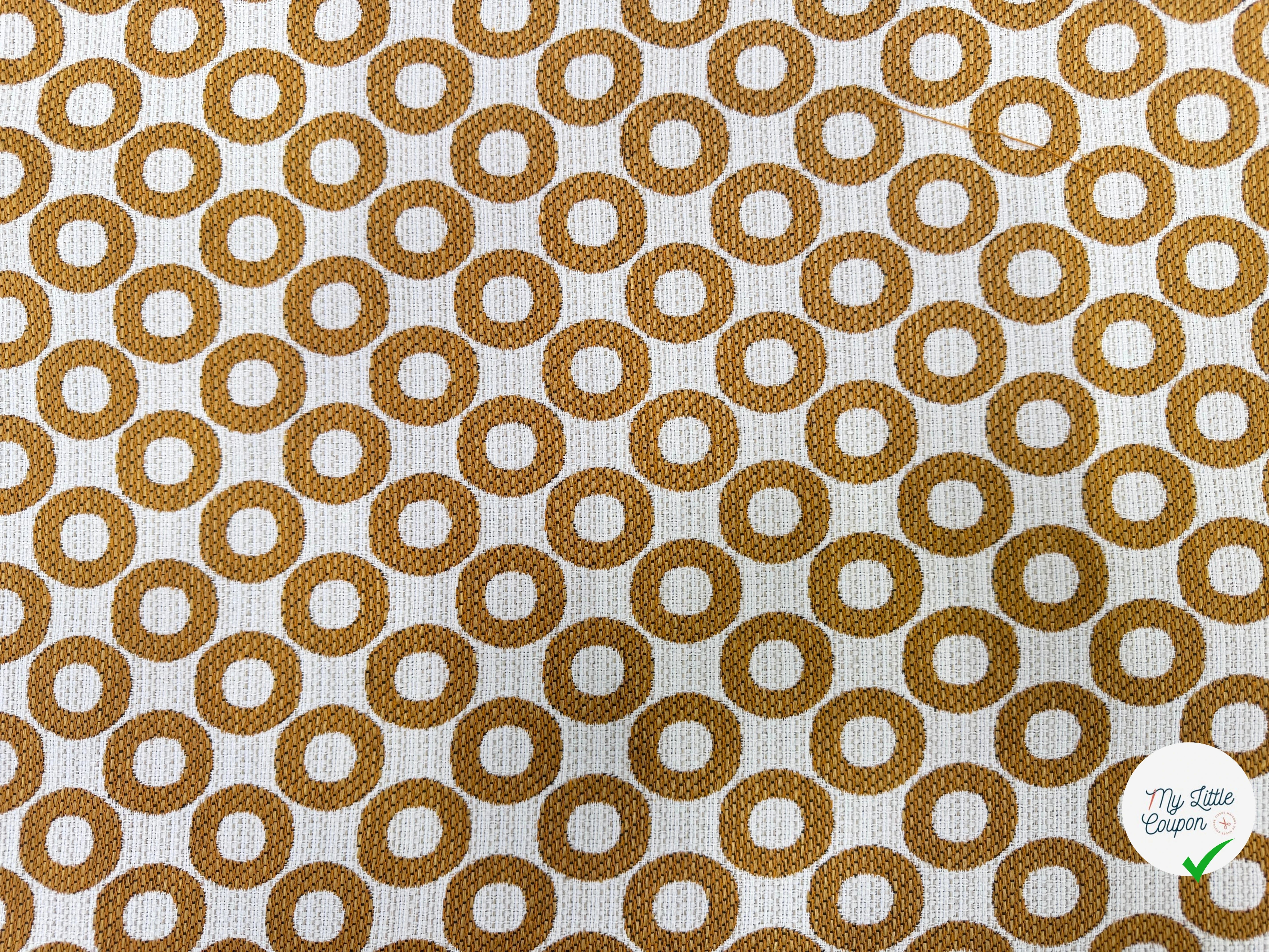 JACQUARD OPALE ALLOVER CURRY 140 CM - My Little Coupon