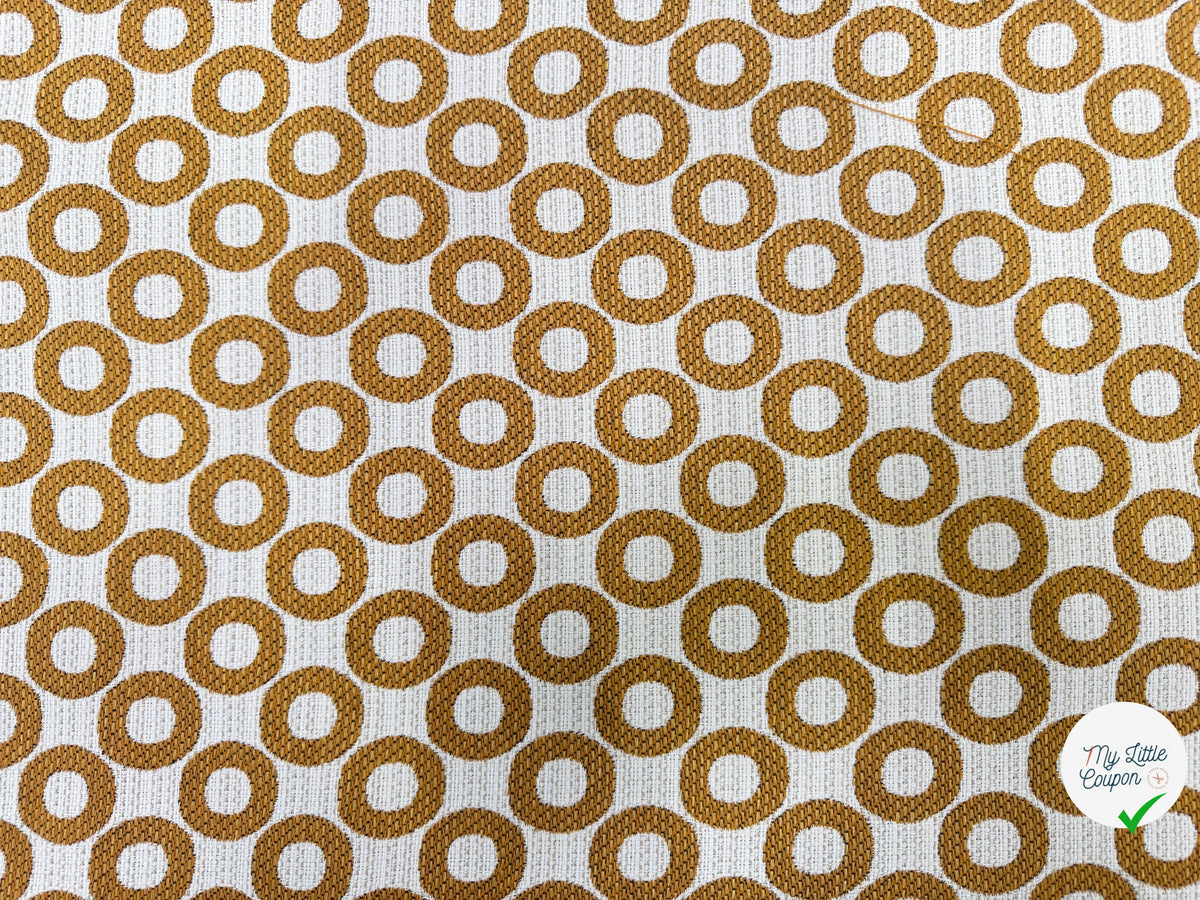 JACQUARD OPALE ALLOVER CURRY 140 CM - My Little Coupon