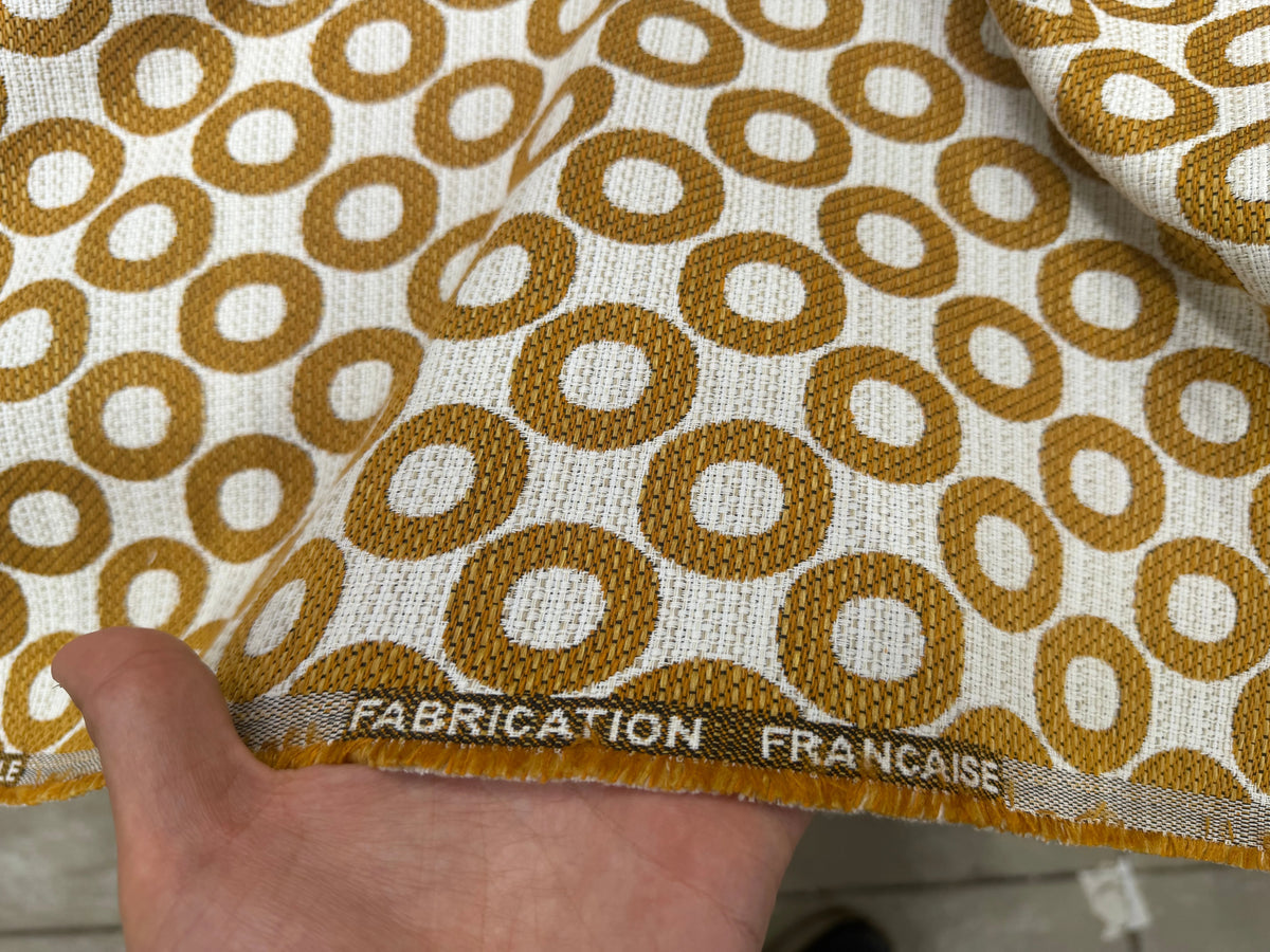 JACQUARD OPALE ALLOVER CURRY 140 CM - My Little Coupon