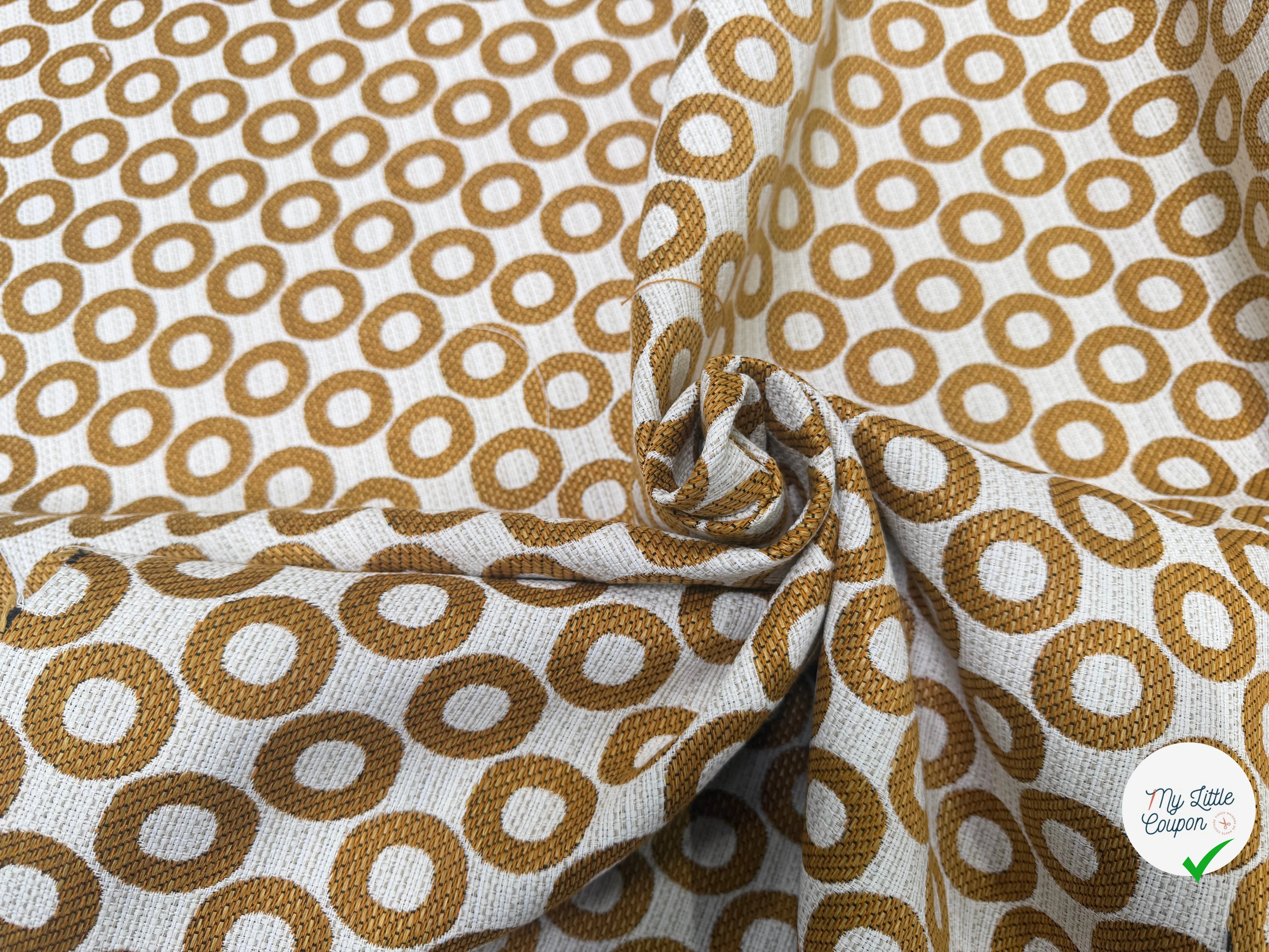 JACQUARD OPALE ALLOVER CURRY 140 CM - My Little Coupon