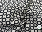 JACQUARD OPALE ALLOVER NOIR 140 CM - My Little Coupon