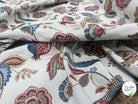 JACQUARD PALAMPORE ALLOVER BLANC 140 CM - My Little Coupon