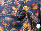 JACQUARD PALAMPORE ALLOVER BLEU 140 CM - My Little Coupon