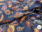 JACQUARD PALAMPORE ALLOVER BLEU 140 CM - My Little Coupon