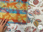 JACQUARD PALAMPORE ALLOVER COLORIS LIN 140 CM - My Little Coupon
