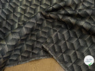 JACQUARD POLYVISCOSE MÉTALLISÉ OR BRILLANT MOTIFS GÉOMÉTRIQUES - My Little Coupon