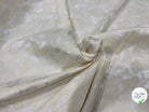 JACQUARD PREMIUM MOTIFS FEUILLAGE FOND ÉCRU - My Little Coupon