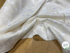 JACQUARD PREMIUM MOTIFS FEUILLAGE FOND ÉCRU - My Little Coupon