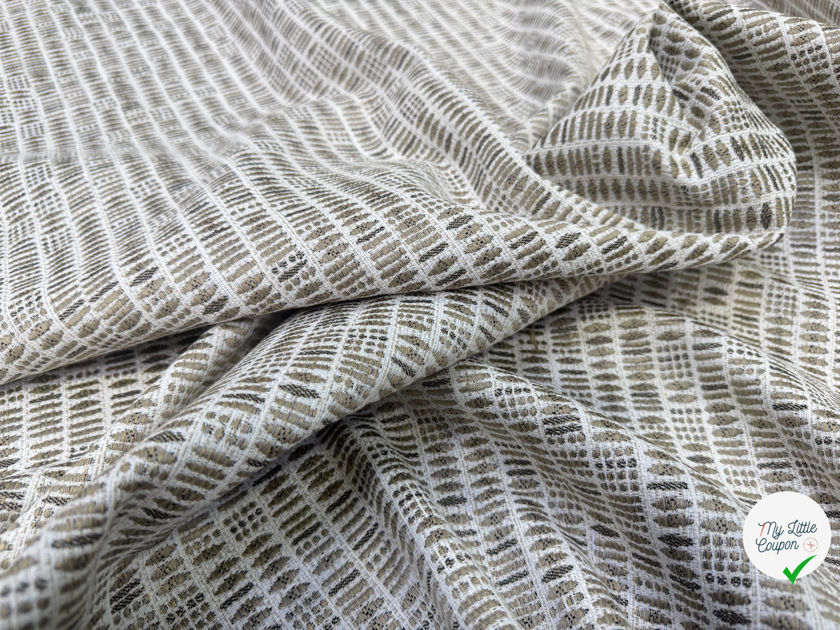 JACQUARD QUINOA ALLOVER COLORIS LIN 140 CM - My Little Coupon