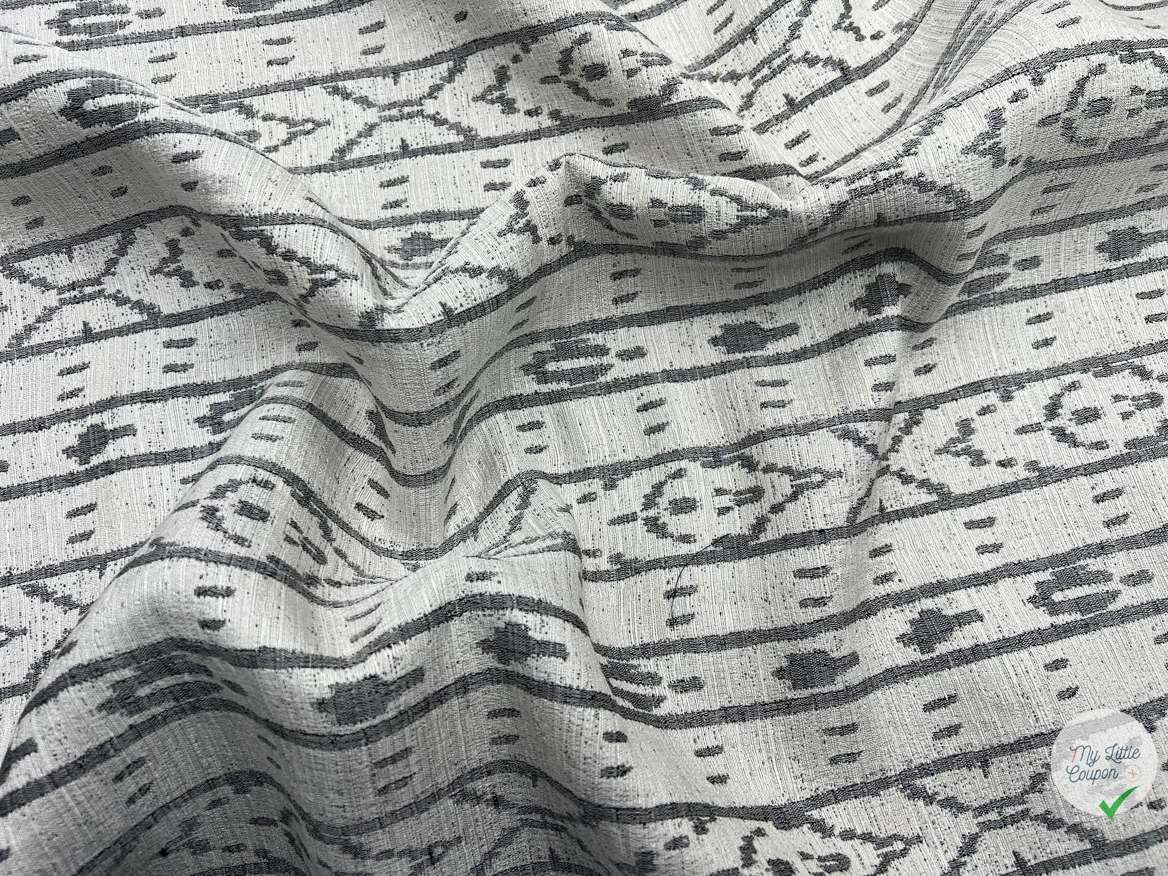 JACQUARD REVERSIBLE ETHNIQUE - My Little Coupon - tissu - coudre
