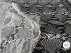 JACQUARD SERPENT GRIS ARGENT 19% COTON - My Little Coupon