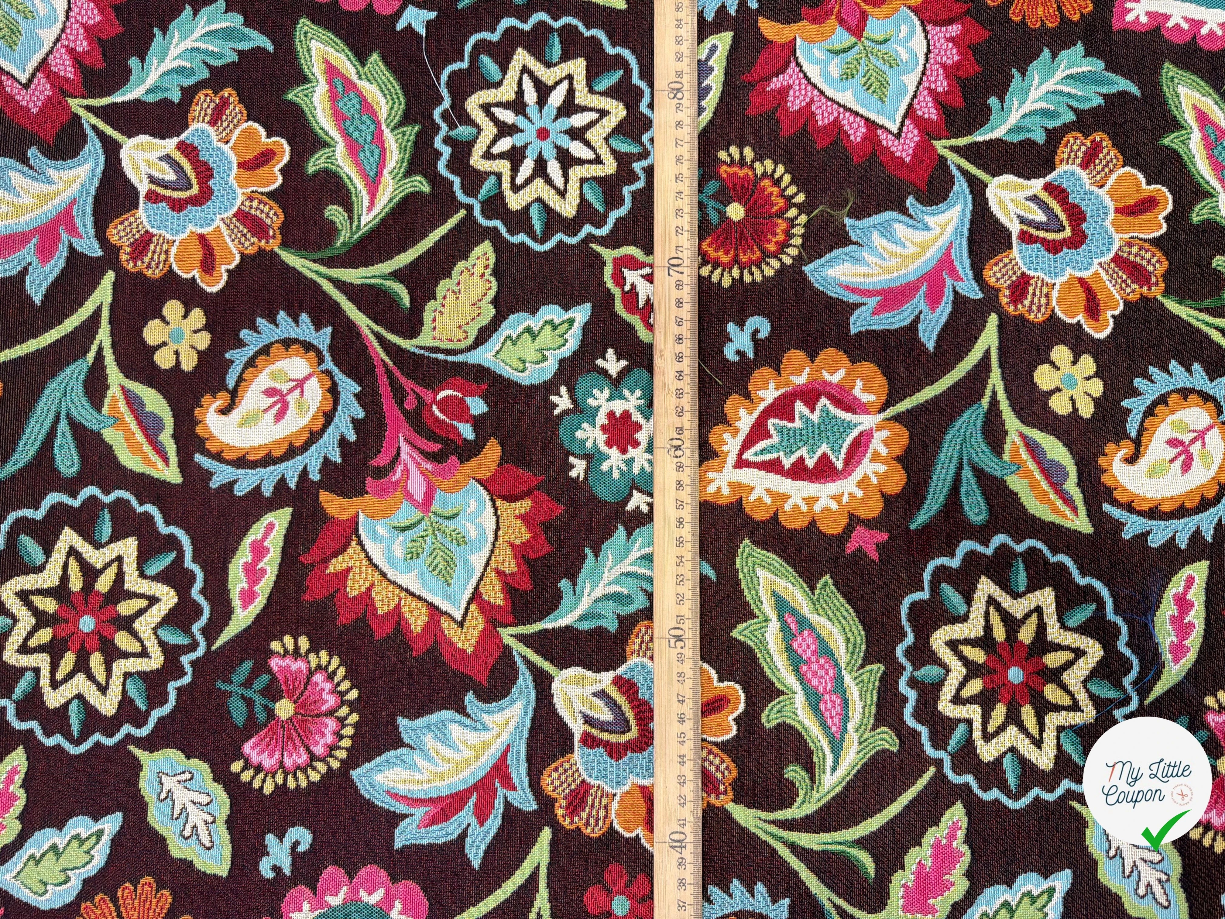 JACQUARD SHAMAN ALLOVER NOIR 160 CM - My Little Coupon