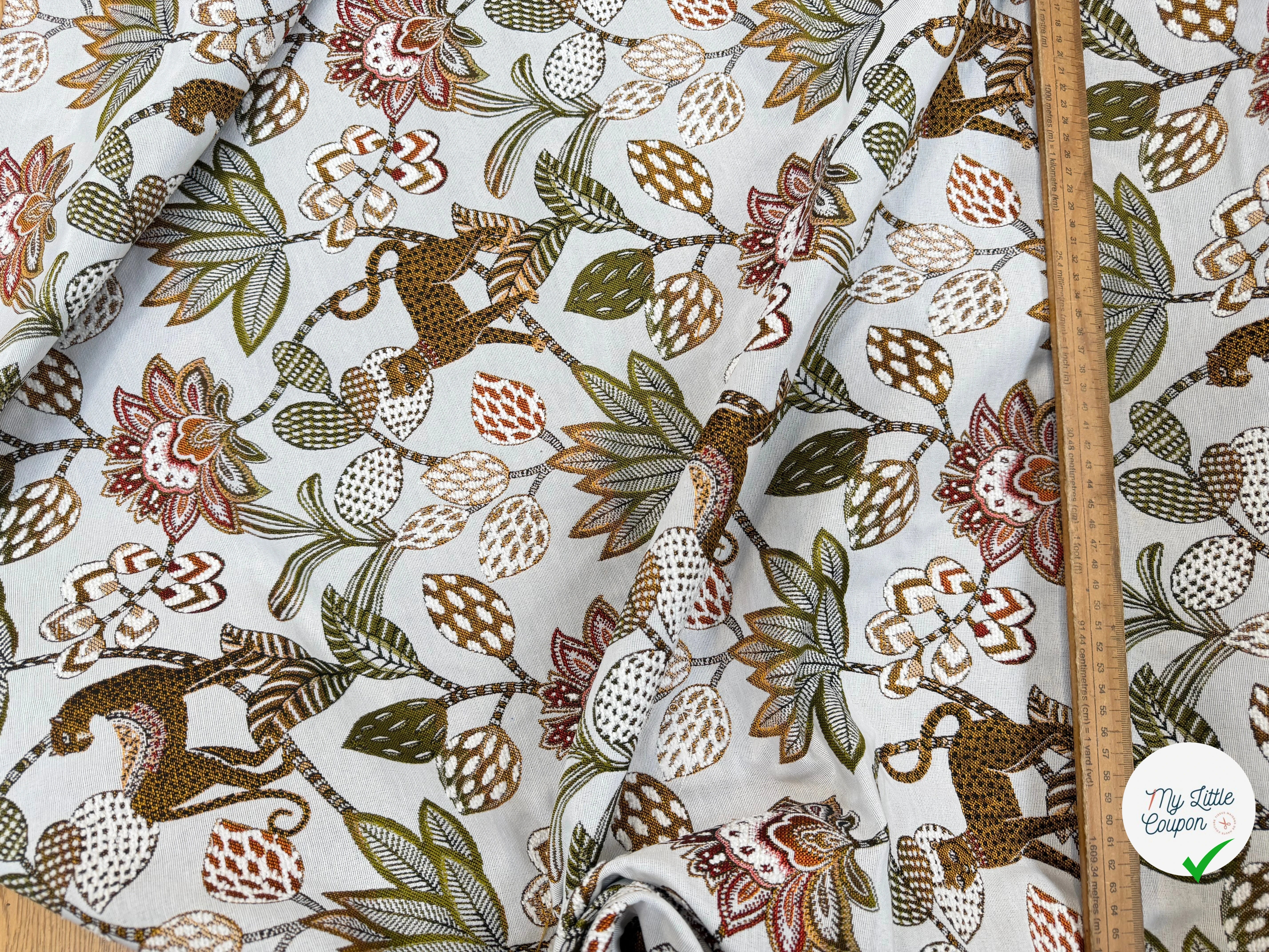 JACQUARD SOLIMAN ALLOVER BLANC 140 CM - My Little Coupon