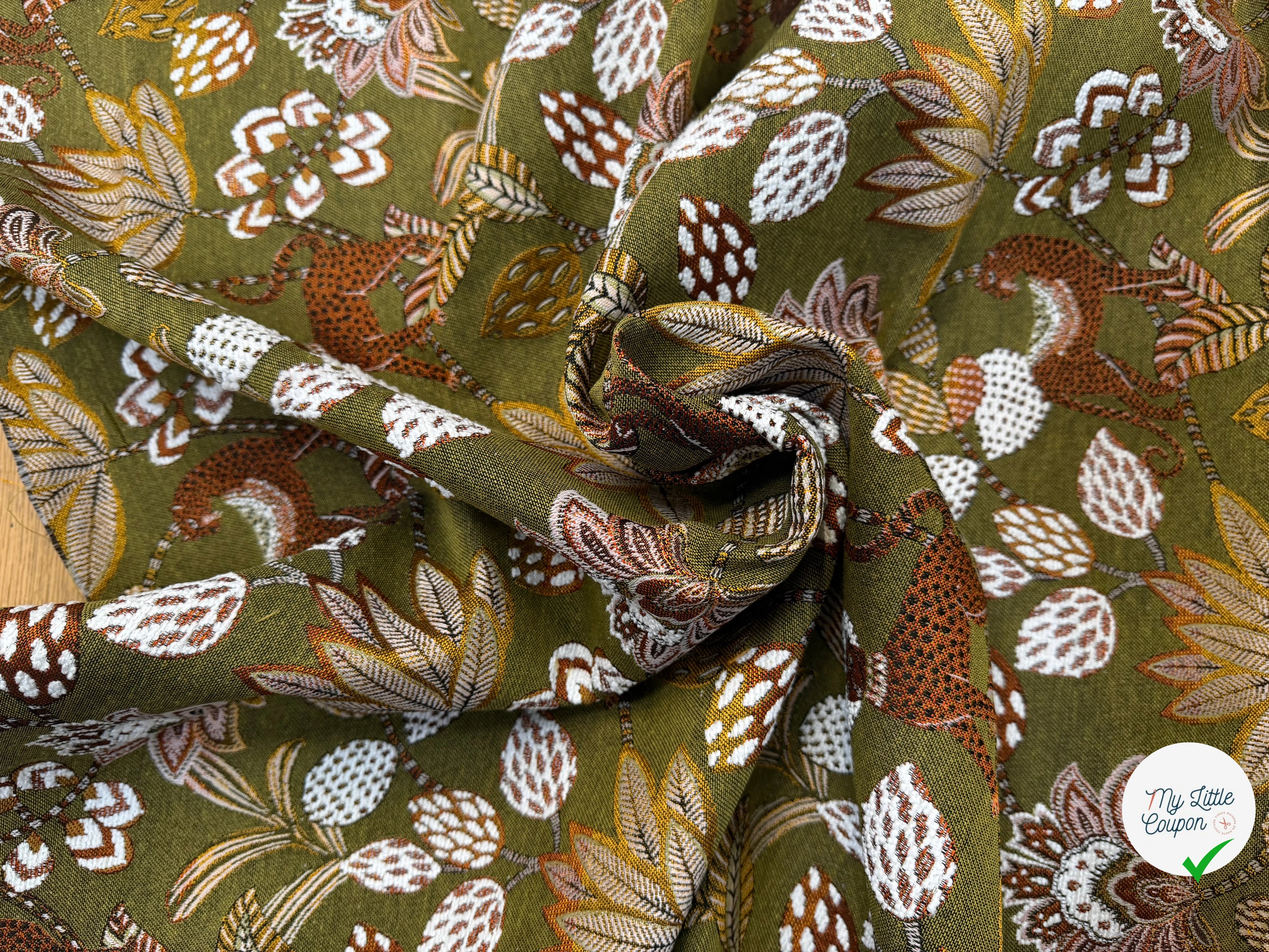 JACQUARD SOLIMAN ALLOVER BRONZE 140 CM - My Little Coupon