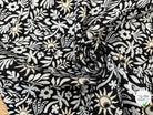 JACQUARD SUNLIGHT ALLOVER NOIR 140 CM MADE IN FRANCE 🇫🇷 - My Little Coupon