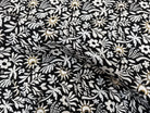 JACQUARD SUNLIGHT ALLOVER NOIR 140 CM MADE IN FRANCE 🇫🇷 - My Little Coupon