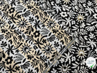 JACQUARD SUNLIGHT ALLOVER NOIR 140 CM MADE IN FRANCE 🇫🇷 - My Little Coupon