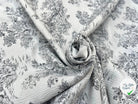 JACQUARD TISSÉ TEINT COLLINE ALLOVER ANTHRACITE - My Little Coupon