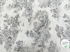 JACQUARD TISSÉ TEINT COLLINE ALLOVER ANTHRACITE - My Little Coupon