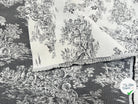 JACQUARD TISSÉ TEINT COLLINE ALLOVER ANTHRACITE - My Little Coupon