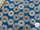 JACQUARD TISSÉ TEINT JOJOBA ALLOVER BLEU - My Little Coupon