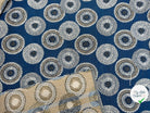 JACQUARD TISSÉ TEINT JOJOBA ALLOVER BLEU - My Little Coupon