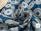JACQUARD TISSÉ TEINT JOJOBA ALLOVER BLEU - My Little Coupon