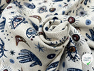 JACQUARD TISSÉ TEINT NAMASTE ALLOVER BLANC - My Little Coupon