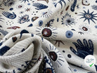 JACQUARD TISSÉ TEINT NAMASTE ALLOVER BLANC - My Little Coupon