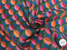 JACQUARD TISSÉ TEINT PAOLA ALLOVER VERT FUCHSIA - My Little Coupon