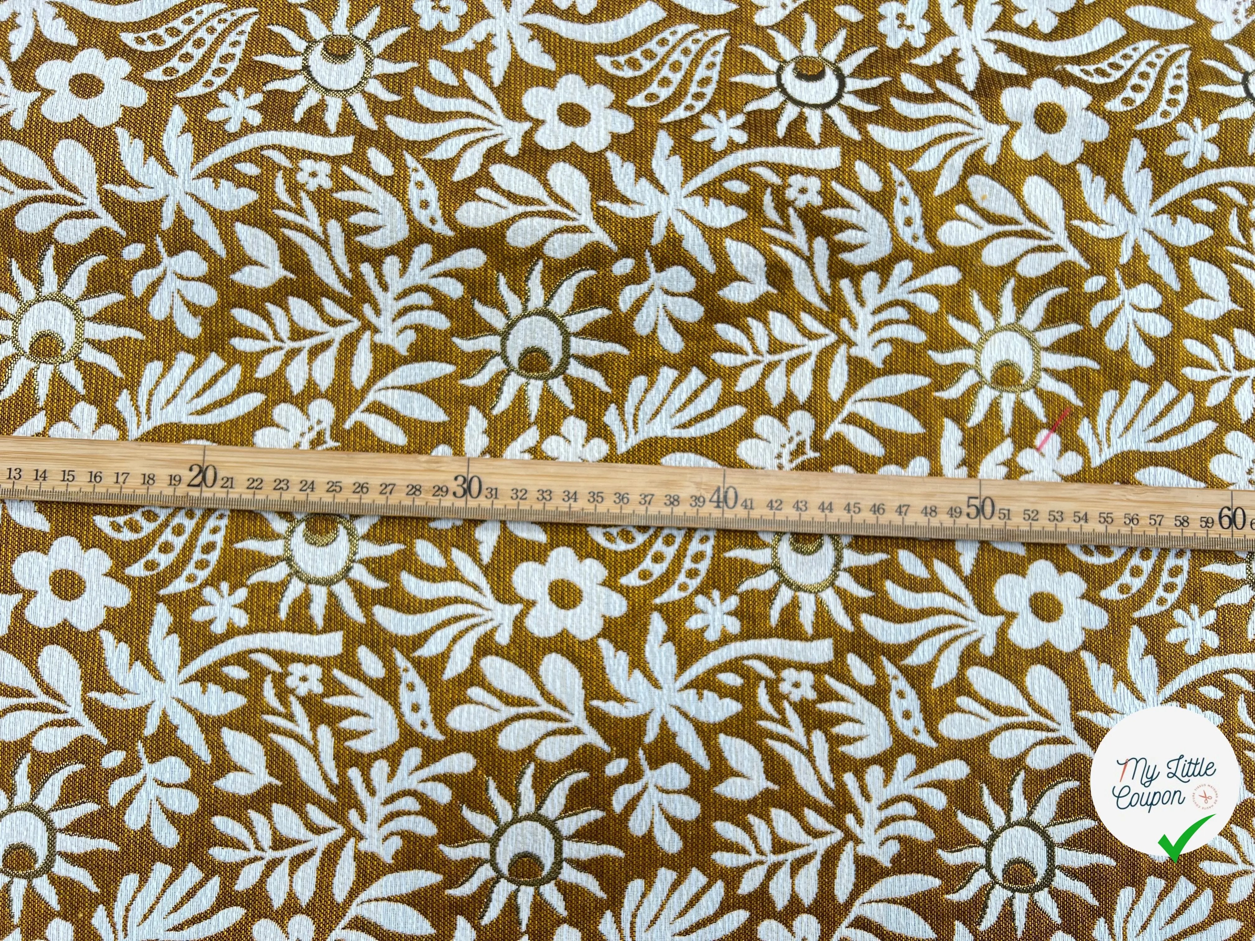 JACQUARD TISSÉ TEINT SUNLIGHT ALLOVER JAUNE - My Little Coupon