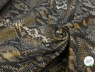 JACUQARD SERPENT DORÉE CUIVRE 19% COTON - My Little Coupon