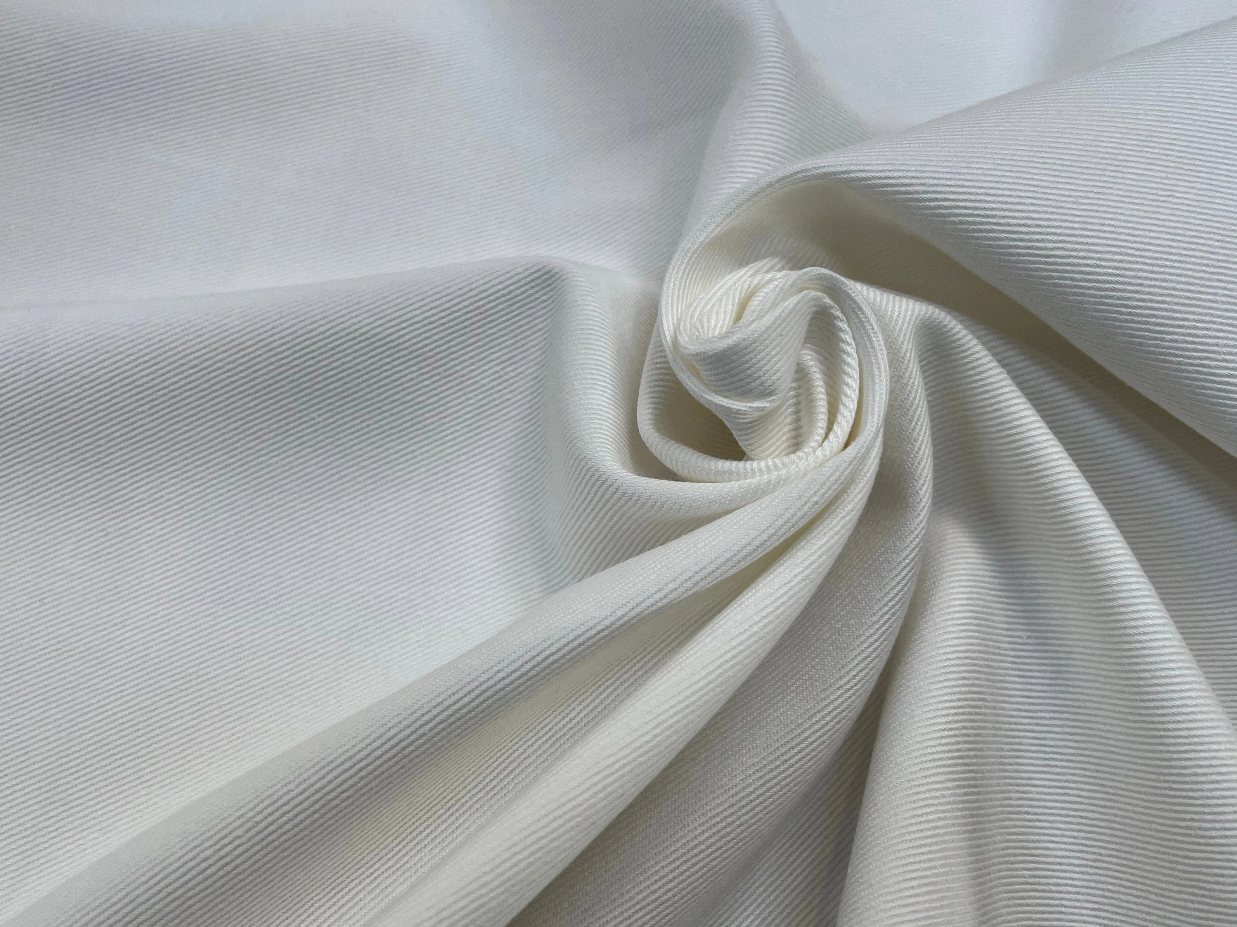 JEAN DENIM PRESTIGE PEIGNÉ SANMERO BLANC 99% COTON LÉGÈREMENT DOUX - My Little Coupon