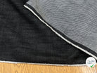 JEAN DENIM PRESTIGE SANMERO NOIR ANTHACITE 99% COTON - My Little Coupon