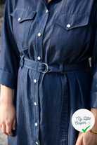 JEAN LYOCELL UNI BLEU FONCÉ - My Little Coupon