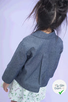 JEANS PRÉ-LAVÉ BLEU MARINE 100% COTON - My Little Coupon