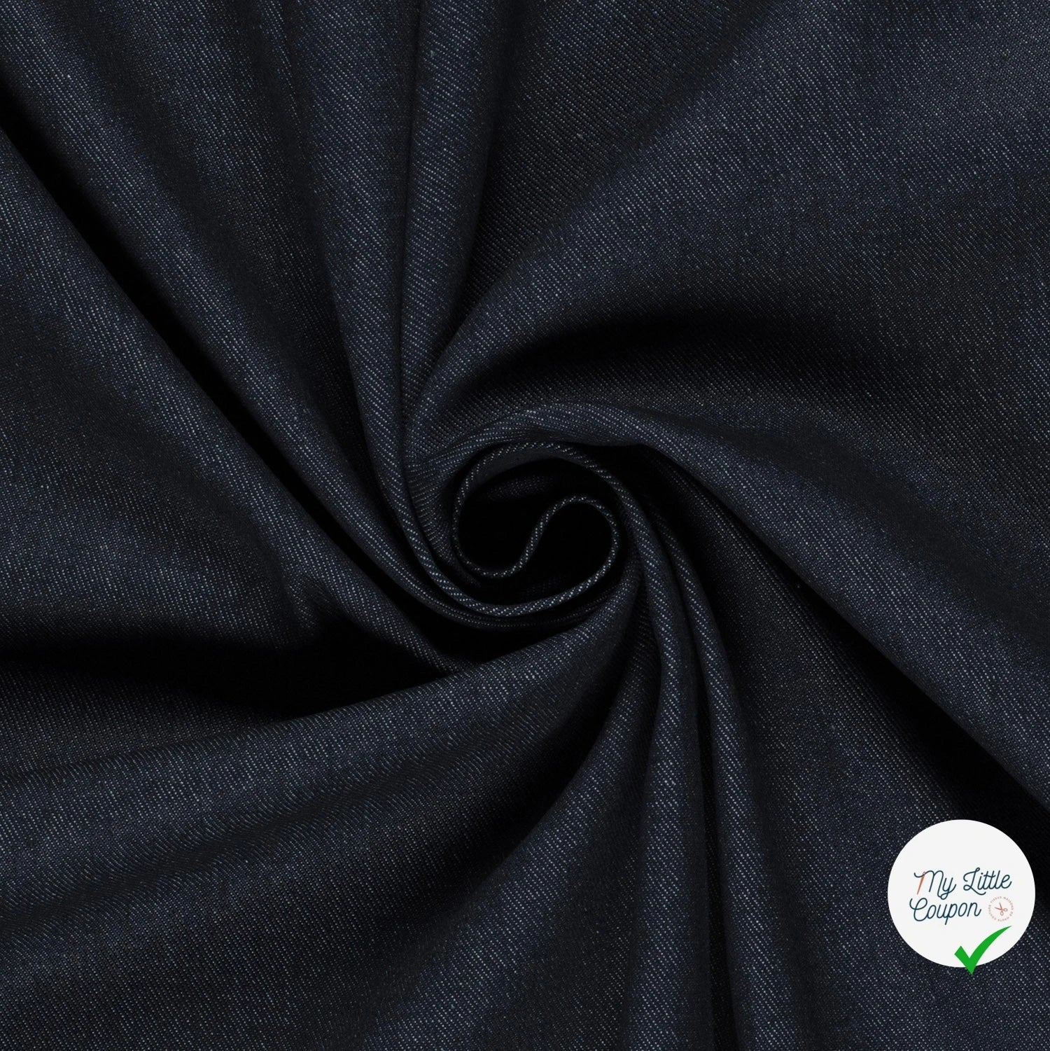 JEANS PRÉ-LAVÉ LOURD BLEU MARINE 90% COTON (108) - My Little Coupon
