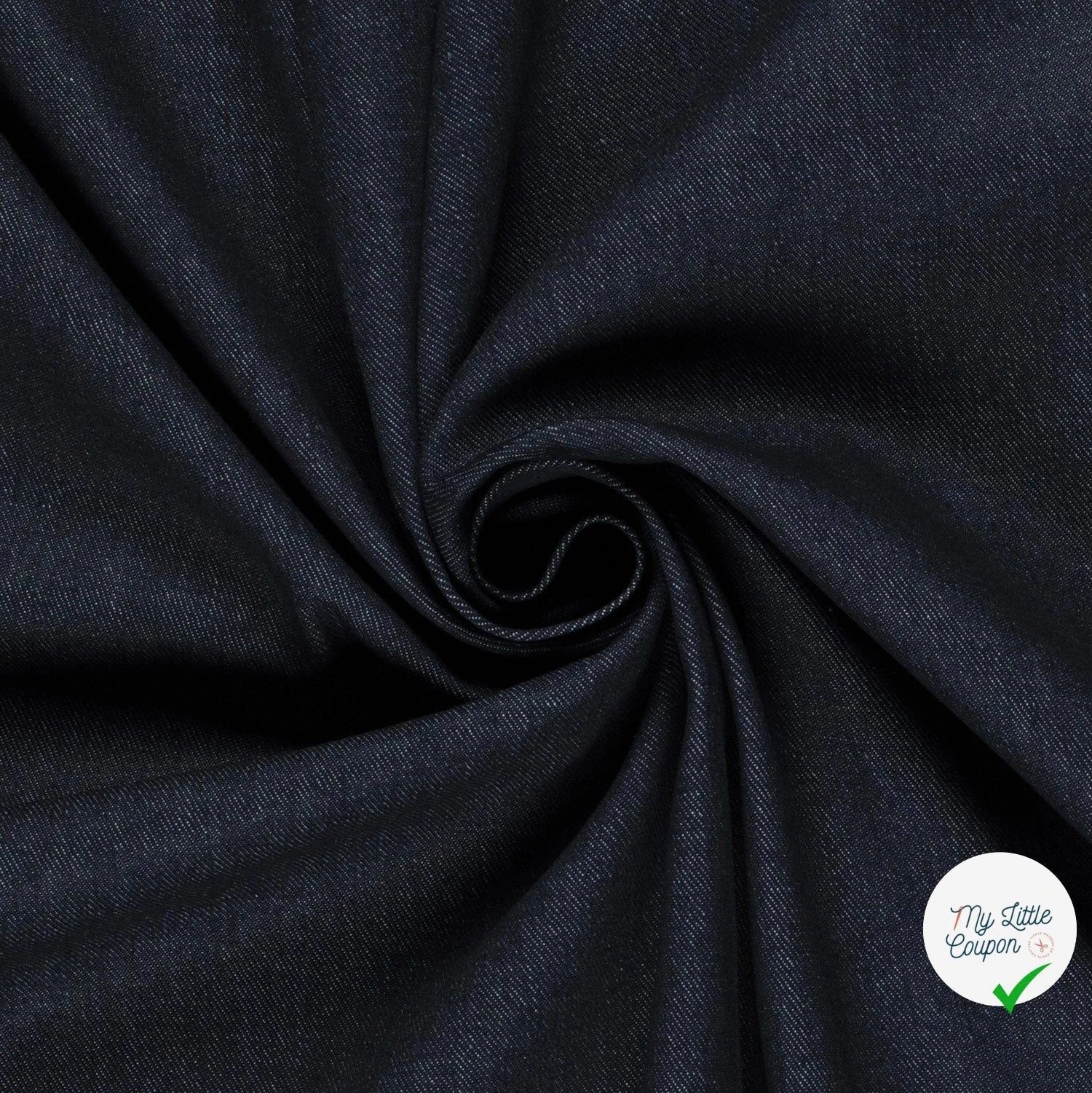 JEANS PRÉ-LAVÉ LOURD BLEU MARINE 90% COTON (108) - My Little Coupon