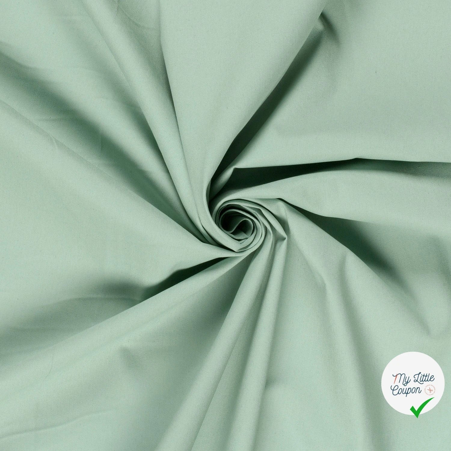 JEANS TISSU UNICOLORE VERT MENTHE - My Little Coupon