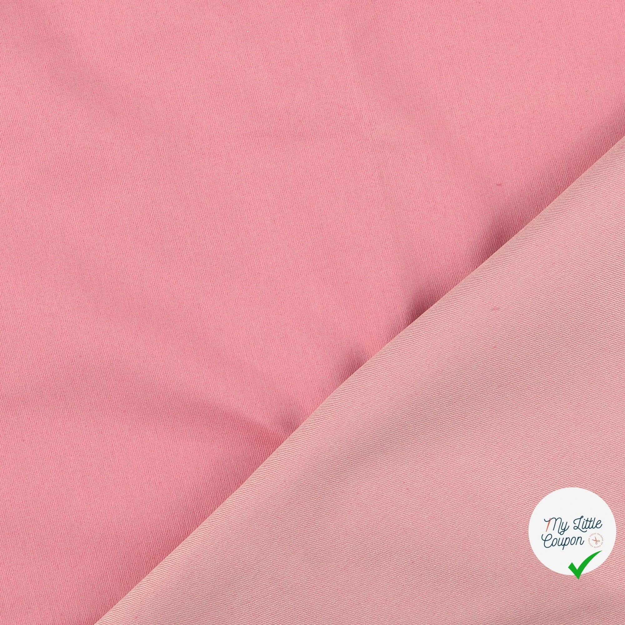 JEANS TISSU UNICOLORE VIEUX ROSE - My Little Coupon