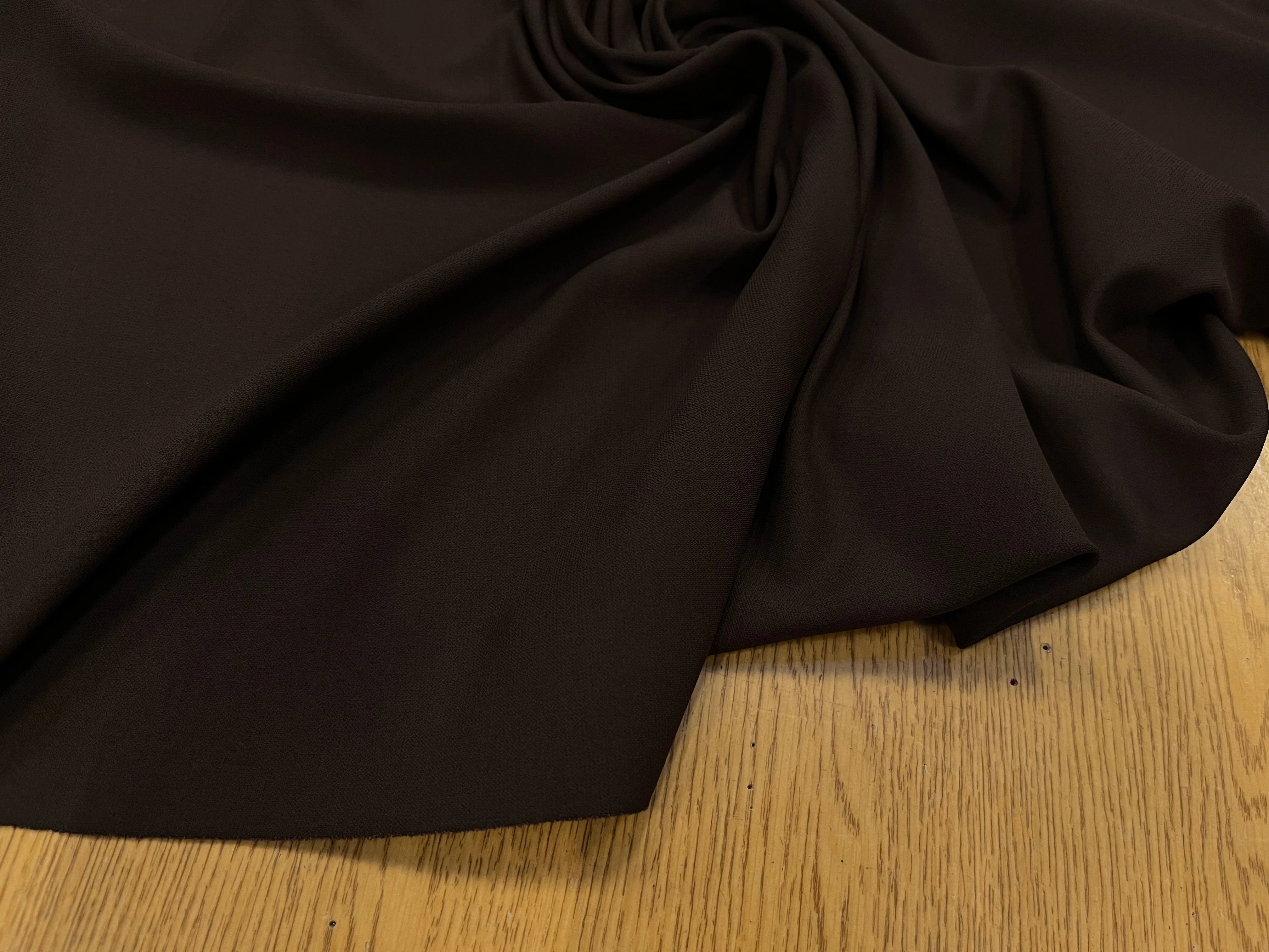JERSEY ASPECT CRÊPE VISCOSE FROIDE 8% EA COFFEE - My Little Coupon